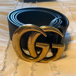 Gucci Marmont Wide Leather belt